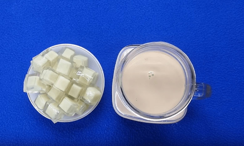 Cách làm thạch khoai môn trà sữa bằng bột rau câu cùng thưởng thức